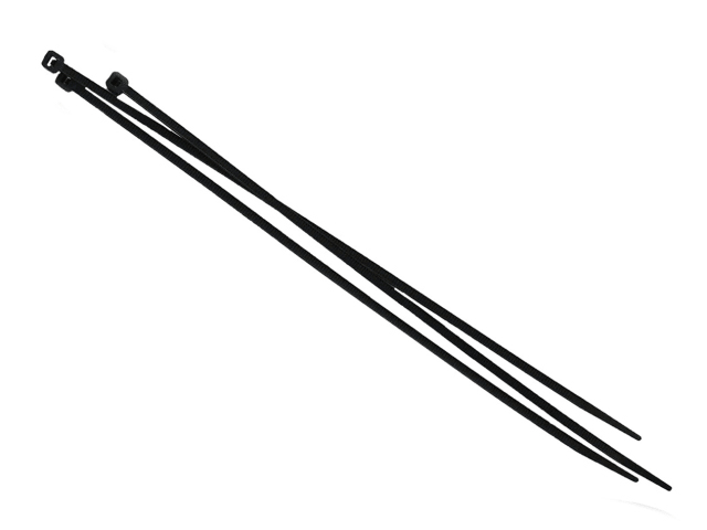 Faithfull Nylon Cable Ties Black 250mm x 4.8mm (Pk100)